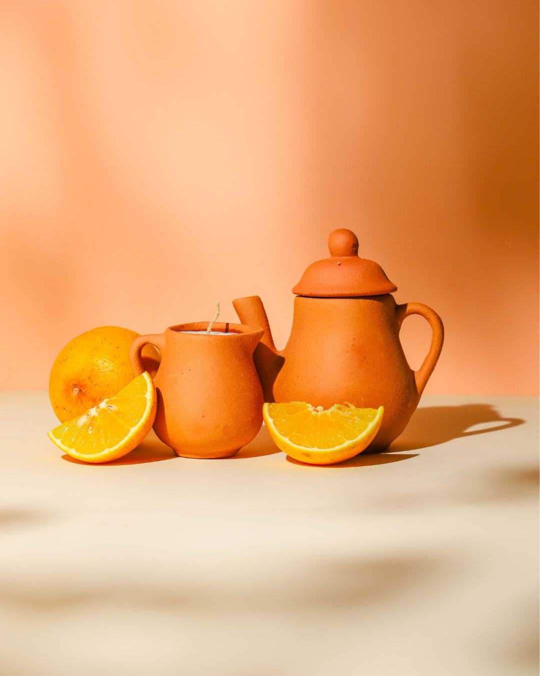 Vela aromática de naranja
